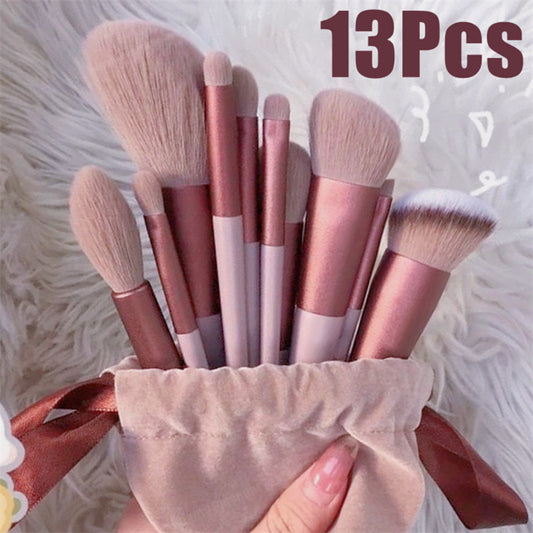 13-Piece Makeup Brush Set - Versatile Beauty Tools