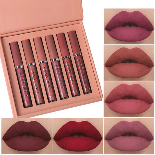 Big Red Matte Lip Gloss Set – Bold, Beautiful, and Long-Lasting!