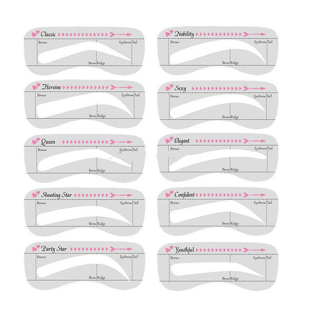 One Step Eyebrow Stamp Shaping Kit – Easy, Natural, & Customizable