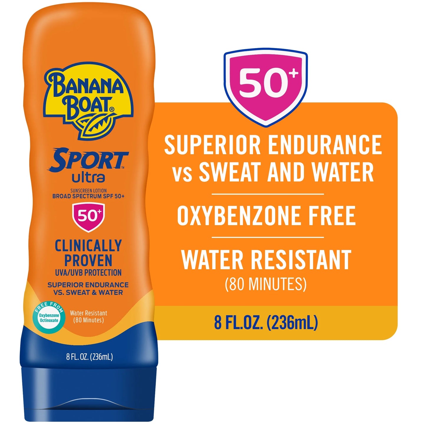 Sport Ultra SPF 50 Sunscreen Lotion, Sport Sunscreen, Adult Sunblock Lotion, 8 Fl Oz