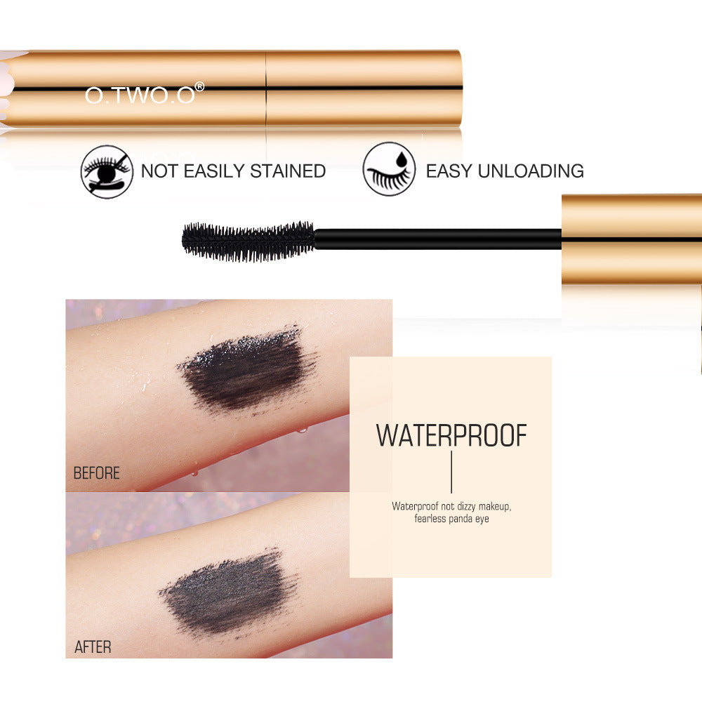 O.TWO.O Beauty Waterproof and Non-Blooming Mascara - Long-Lasting, Smudge-Proof Formula