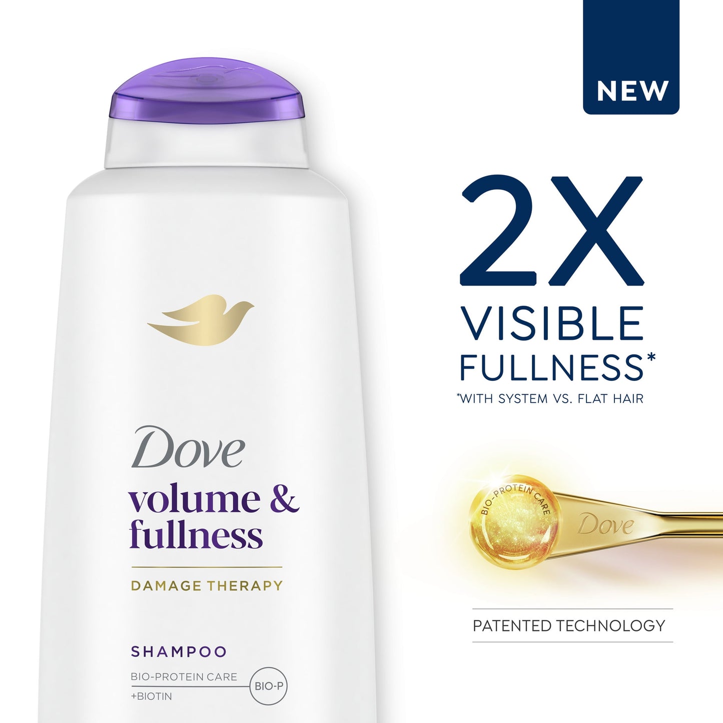 Volume and Fullness Daily Shampoo with Bio-Protein Care, 20.4 Fl Oz