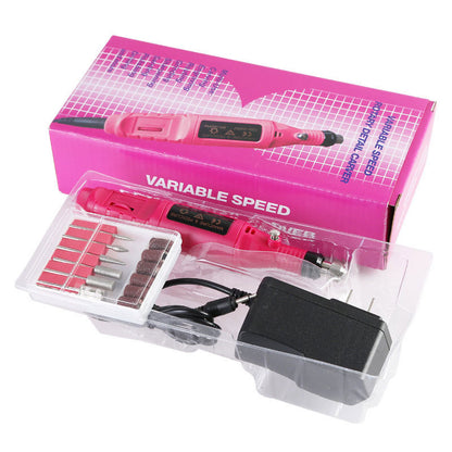 Electric Nail Polish Machine Pen - Professional Nail Drill Tool