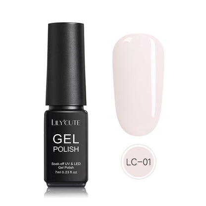 7ml Solid Color Phototherapy Nail Glue - Long-Lasting Gel Polish