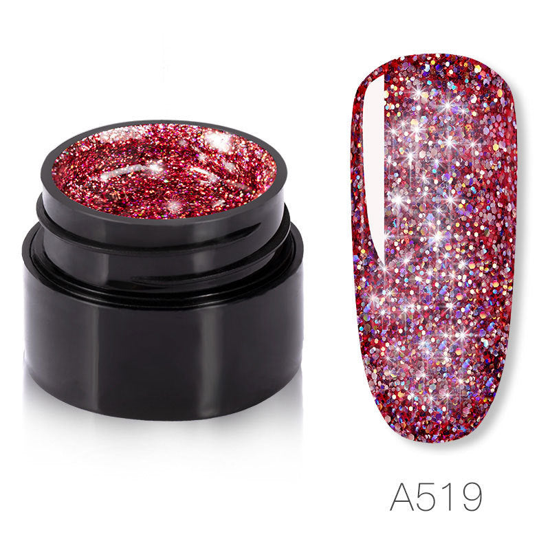 Sparkling Sparkle Colorful Gel Nail Polish – 5ml