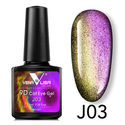 Venalisa 9D Cat Eye Gel Varnish - Chameleon Magnetic Nail Polish (5ml)