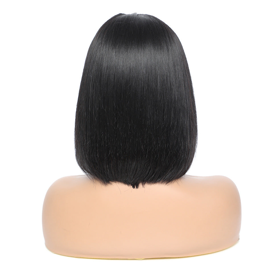 Headband Straight Bob Wig - Effortless Style with 100% Human Hair