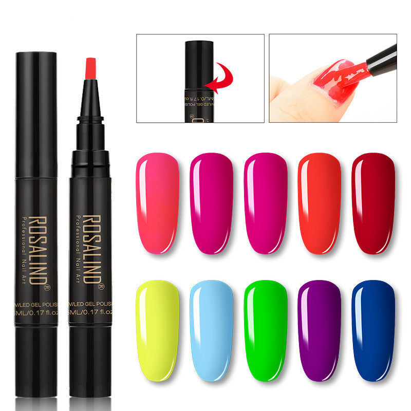 ROSALIND Neon Phototherapy Gel Nail Polish Pen – Vibrant Nail Art Made Easy