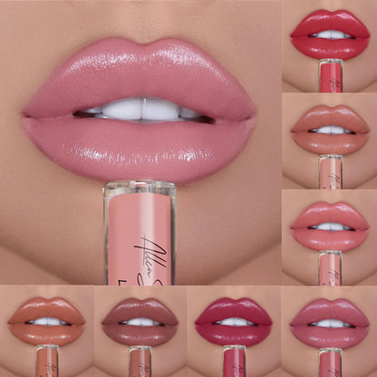 Allen Shaw Cream Lip Glaze - Luxurious Matte Velvet Liquid Lipstick