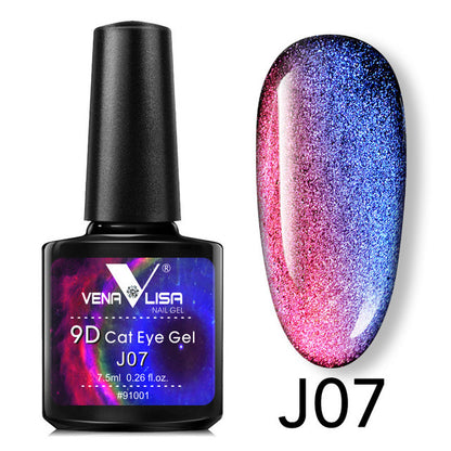 Venalisa 9D Cat Eye Gel Varnish - Chameleon Magnetic Nail Polish (5ml)