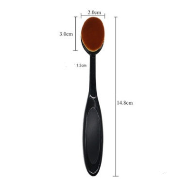 Oval Makeup Brush – Toothbrush-Shaped Design for Flawless Application