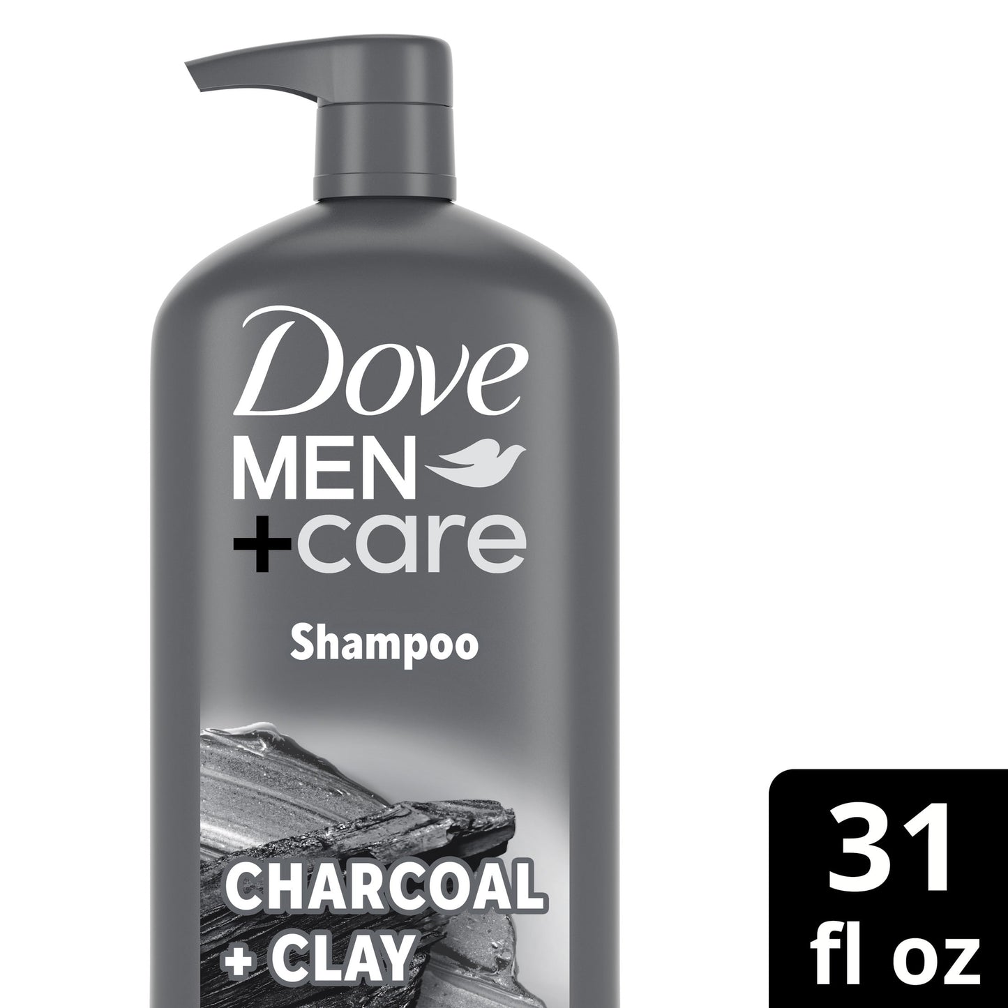 Men+Care Purifying Shampoo with Pump Charcoal + Clay, 31 Oz