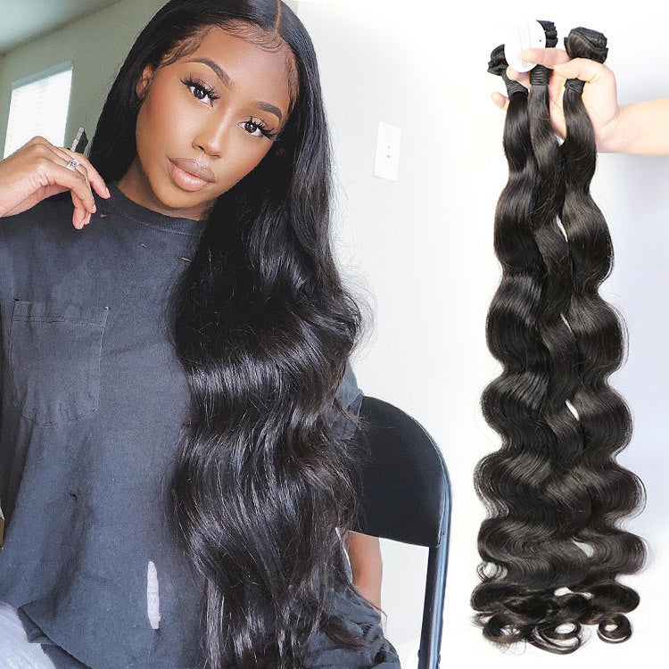 Virgin Brazilian Body Wave Wig - 100% Real Brazilian Hair, Dyeable and Heat-Resistant