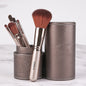 Travel-Friendly Makeup Brush Set with Soft Fiber Bristles