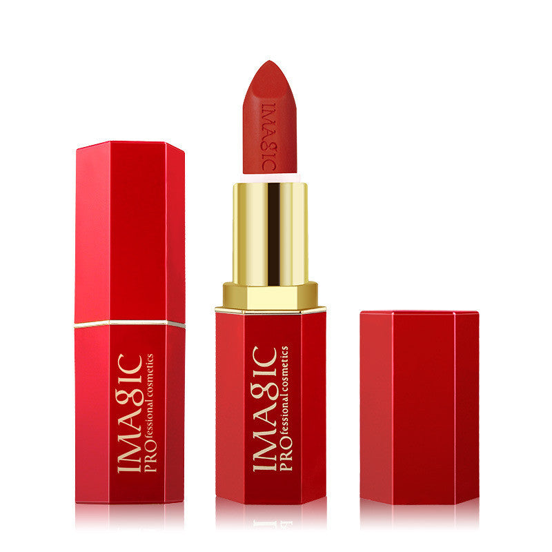 Red Tube Matte Lipstick – Long-Lasting & Waterproof