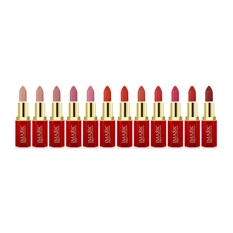 Red Tube Matte Lipstick – Long-Lasting & Waterproof