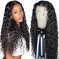 Elegant Long and Small Curly Human Hair Wig Set