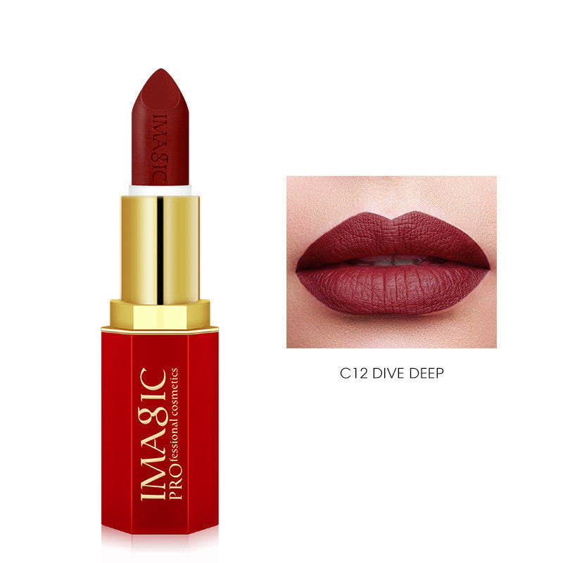 Red Tube Matte Lipstick – Long-Lasting & Waterproof