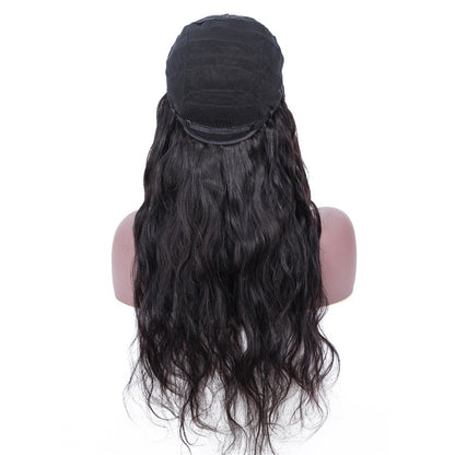 Human Hair Front Lace Wig 13x4 - Body Wave, All Hand-Woven, Natural Style