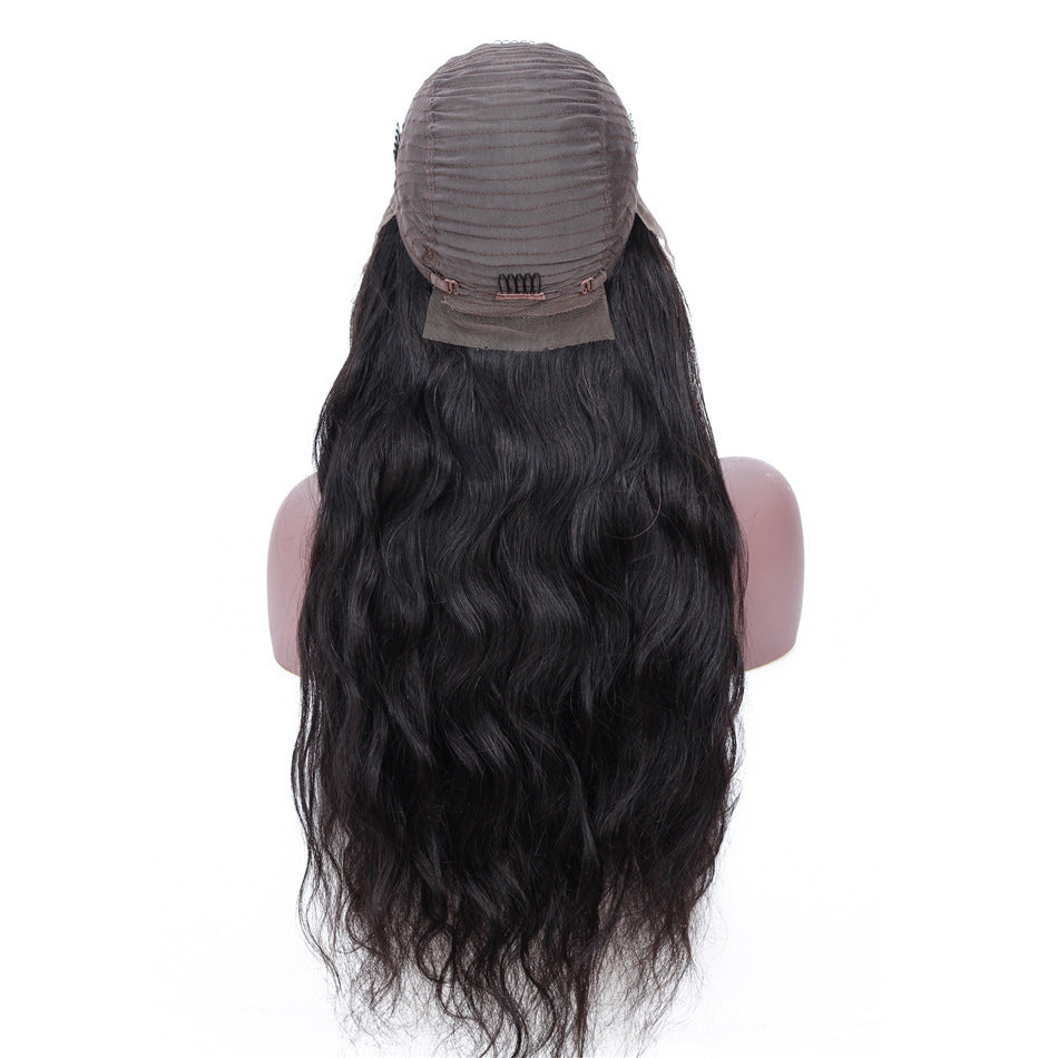 Human Hair Front Lace Wig 13x4 - Body Wave, All Hand-Woven, Natural Style