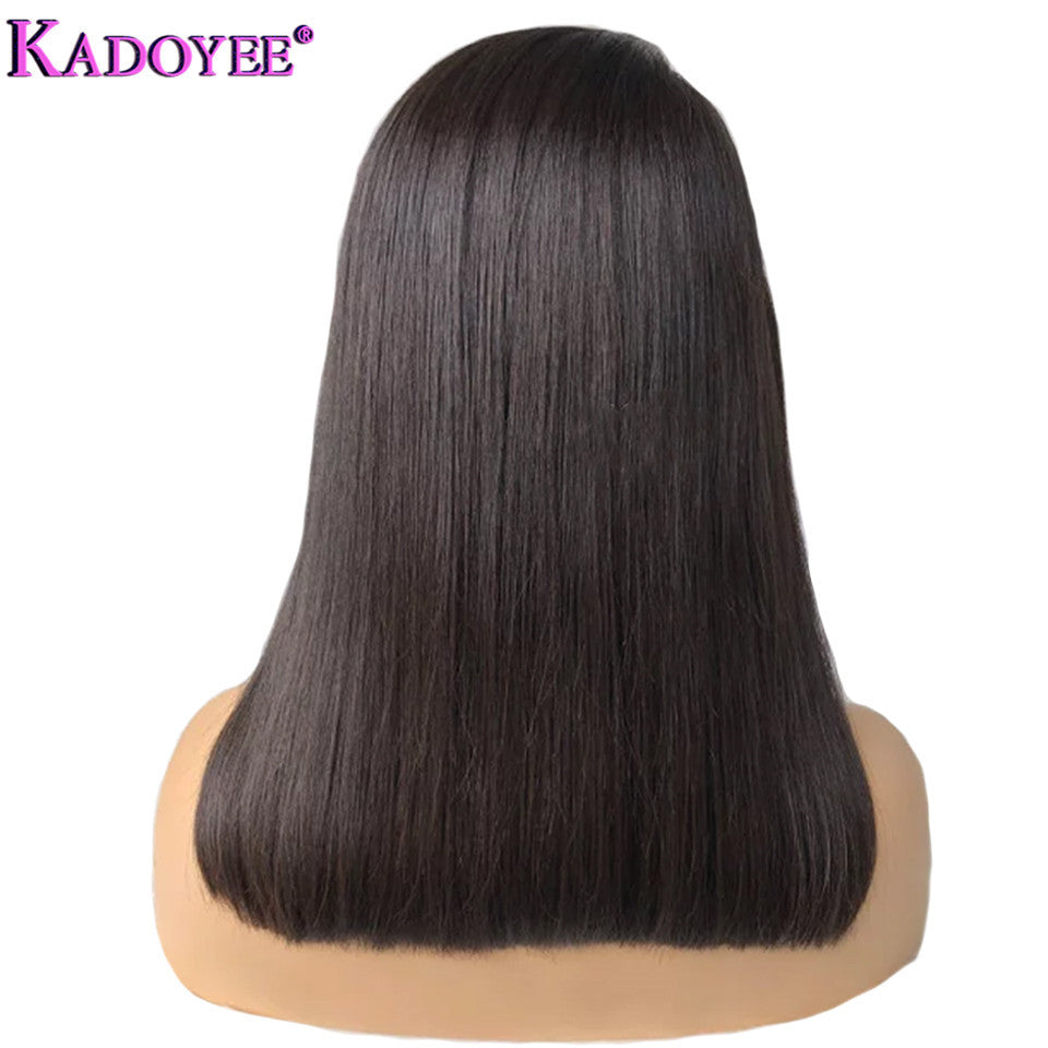 Kadoyee Human Hair Lace Front Wig - Effortless Elegance for Every Occasion