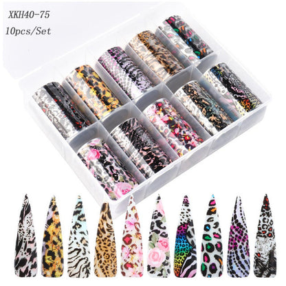 Snake Skin Nail Art Stickers - Laser Transfer Paper & Animal Grain Design