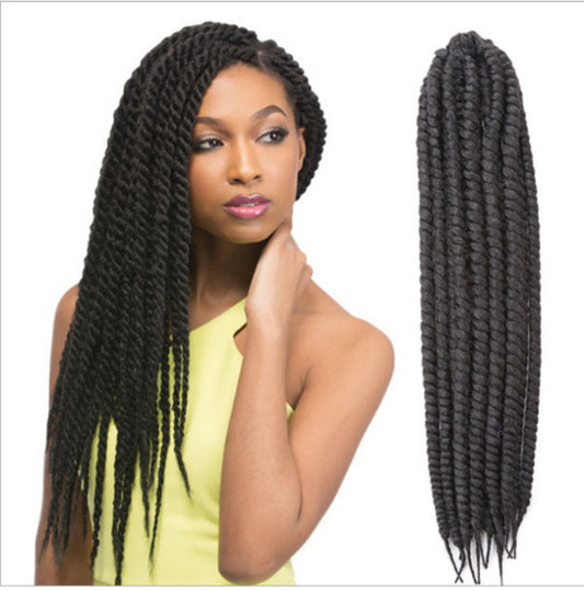 Ladies Black Dirty Braid Wig – Effortlessly Chic and Stylish