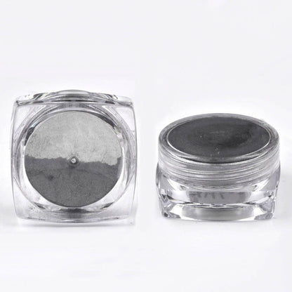 Fashion Electroplating Mirror Black Nail Glitter - Magic Mirror Powder (1g)