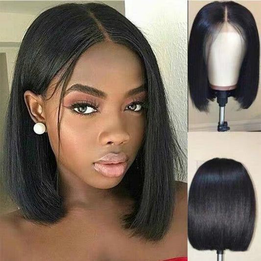 Stylish Short Bob Wig for Women - Brazilian Remy Human Hair