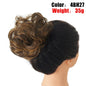 Fashionable Wig Hair Circle - High Temperature Resistant Wavy Ponytail Hair Band for Added Volume