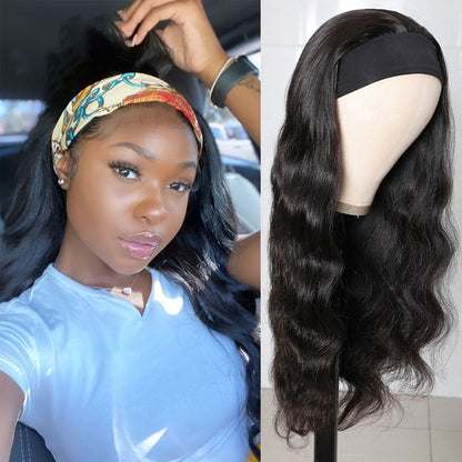 Long Curly Black Mid-Section Big Wave Synthetic Wig – Effortless Glamour