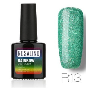 ROSALIND Star Studded Rainbow UV Gel Nail Polish – Add Sparkle to Your Nails!