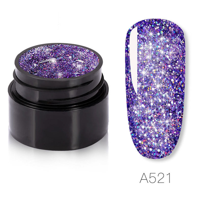 Sparkling Sparkle Colorful Gel Nail Polish – 5ml