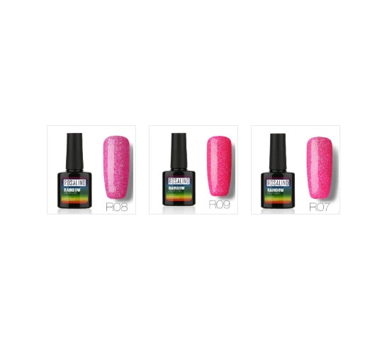 ROSALIND Star Studded Rainbow UV Gel Nail Polish – Add Sparkle to Your Nails!