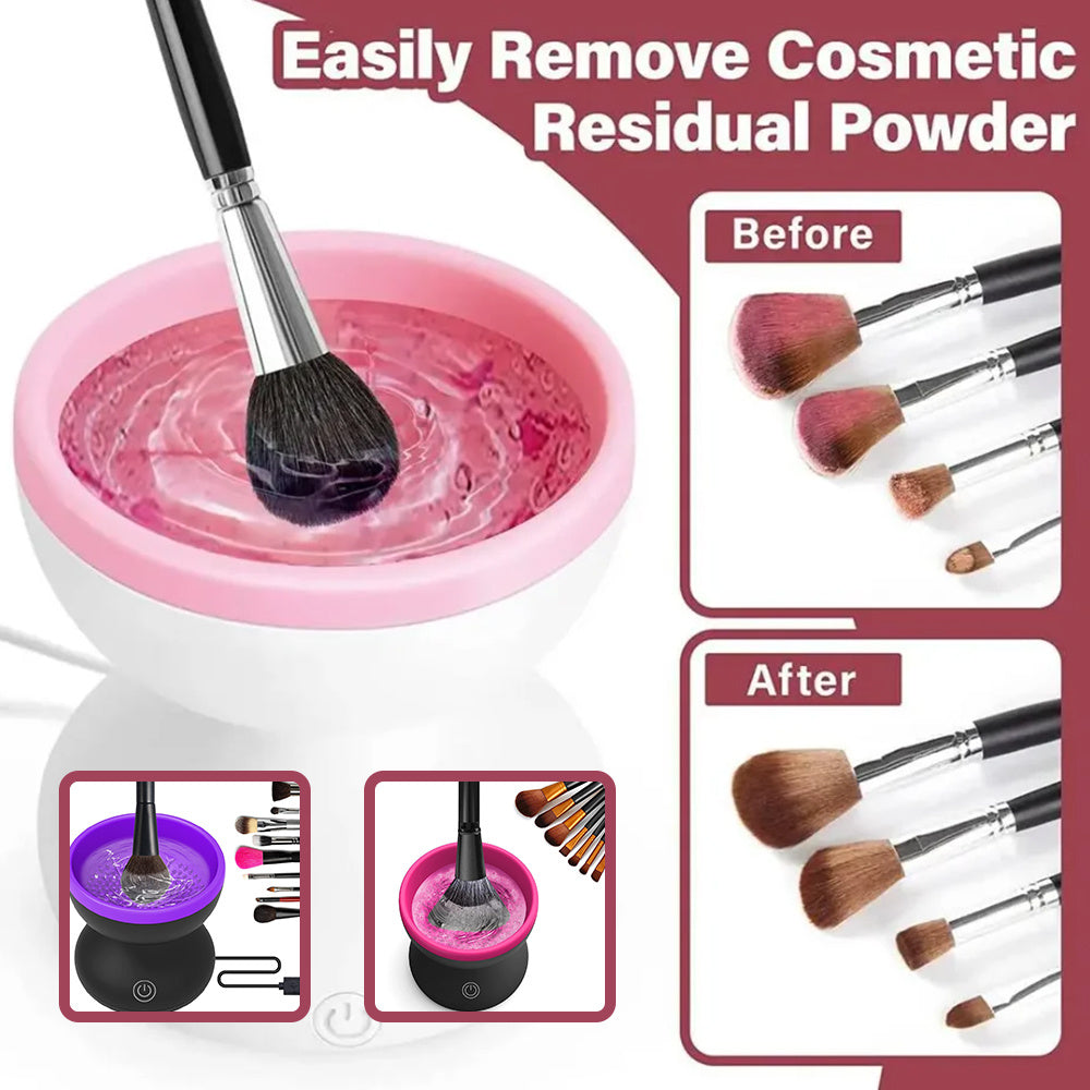 Electric Makeup Brush Cleaner Machine - Effortless Brush Cleaning Solution