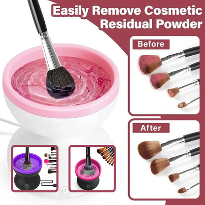 Electric Makeup Brush Cleaner Machine - Effortless Brush Cleaning Solution