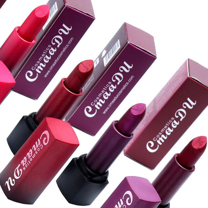 4-Color Diamond Lasting Lipstick – Long-Lasting Sparkling Lip Colors