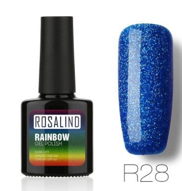 ROSALIND Star Studded Rainbow UV Gel Nail Polish – Add Sparkle to Your Nails!