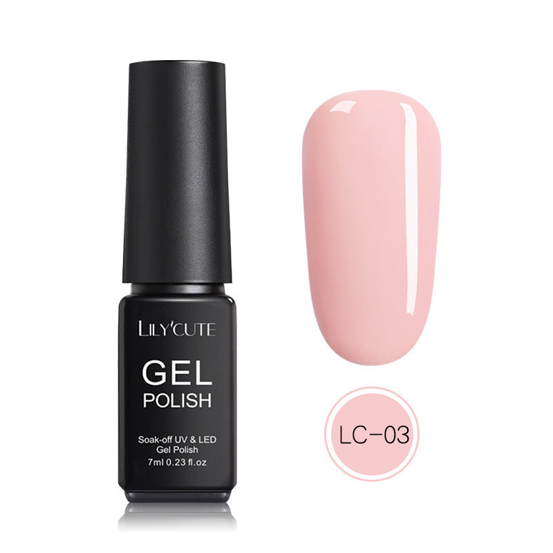 7ml Solid Color Phototherapy Nail Glue - Long-Lasting Gel Polish