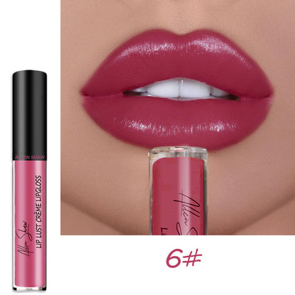 Allen Shaw Cream Lip Glaze - Luxurious Matte Velvet Liquid Lipstick