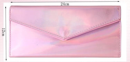 Stylish Pink Clutch Bag for Makeup Brushes – Durable & Chic