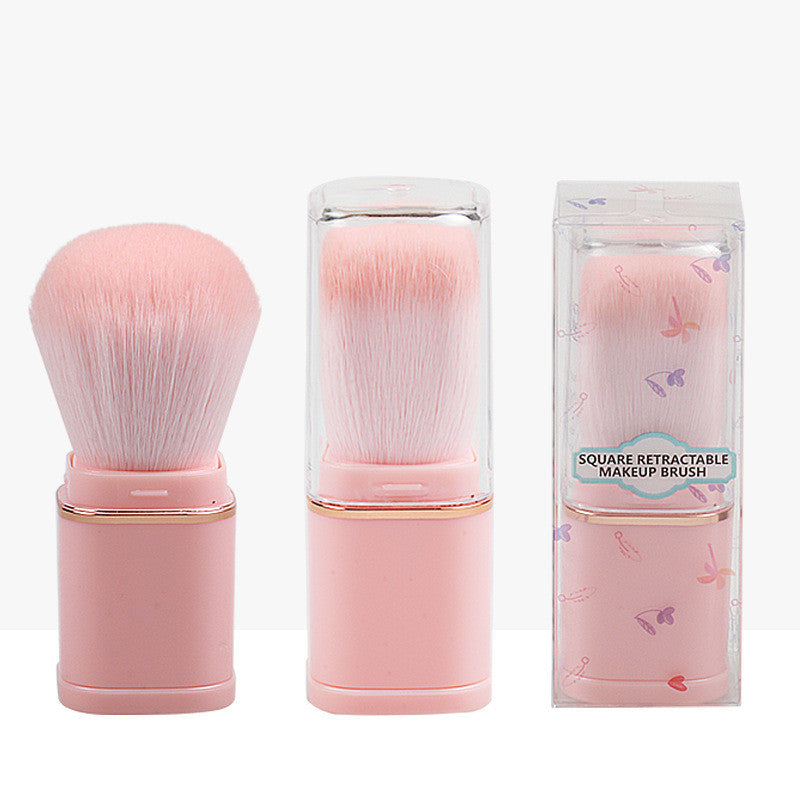 Portable Retractable Powder Blusher Brush – Soft, Compact, and Travel-Ready