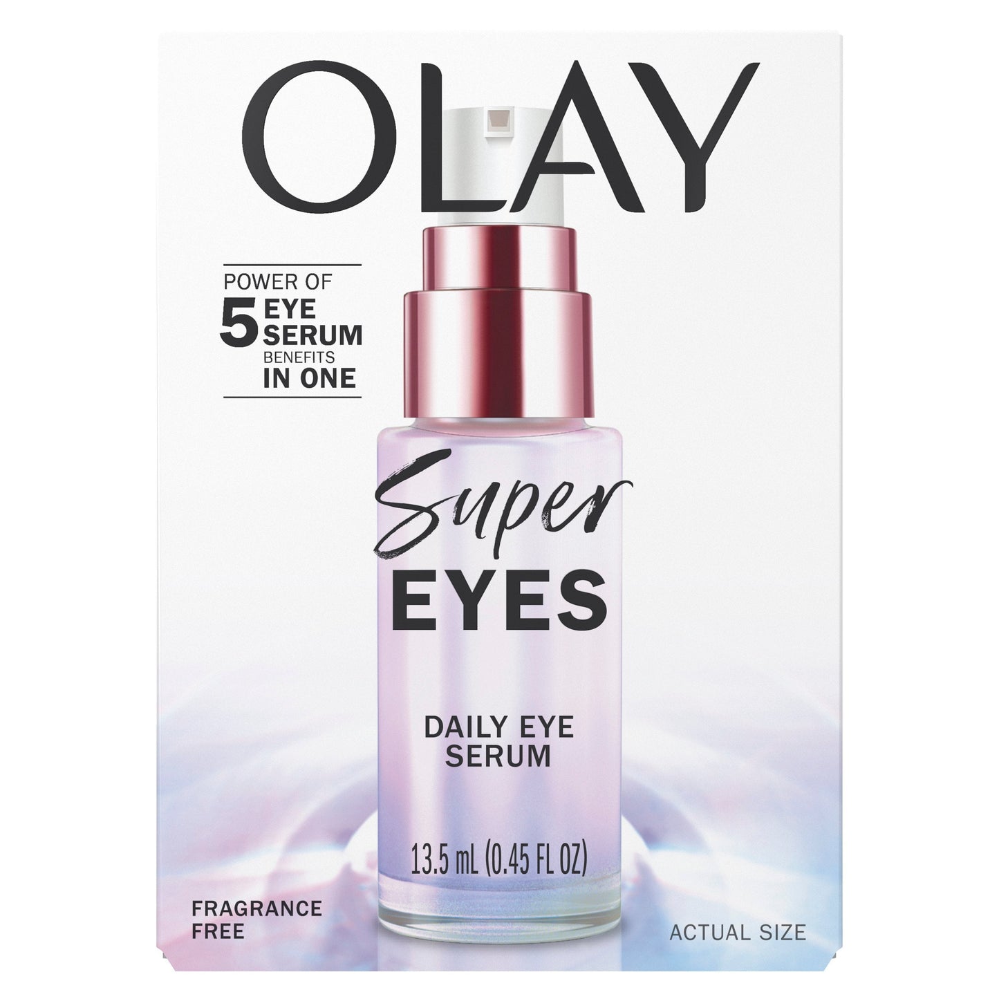 Super Eye Daily Serum, 0.45 Fl Oz., 5-In-1 Eye Serum with Vitamin C and Niacinamide to Brighten, Depuff, and Smooth