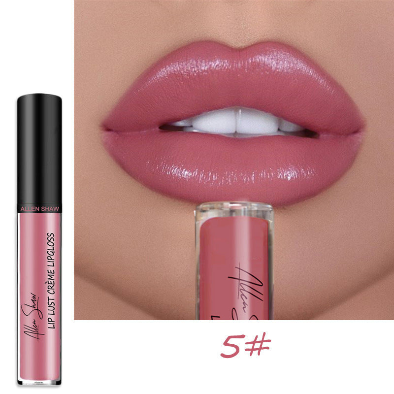 Allen Shaw Cream Lip Glaze - Luxurious Matte Velvet Liquid Lipstick