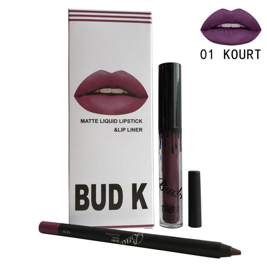 BUD K Liquid Matte Lipstick – Long-Lasting, Waterproof, Professional Finish