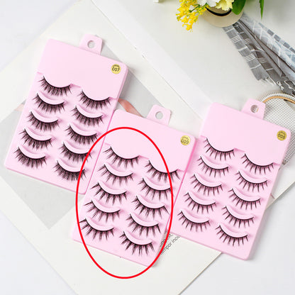 5 Pairs Manga Lashes – Anime-Inspired Natural Wispy False Eyelashes