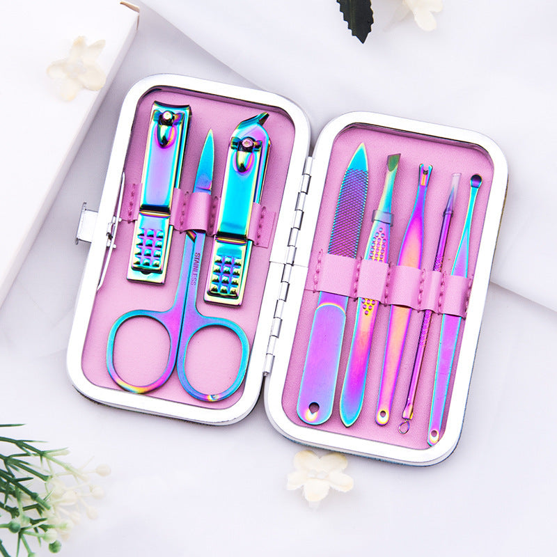 8-Piece Nail Clippers Set for Professional-Level Nail Care