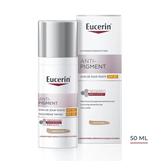 Eucerin Anti-Pigment Tinted Day Care Medium SPF 30 – Even Skin Tone & Sun Protection. Shop at VIMP BEAUTY