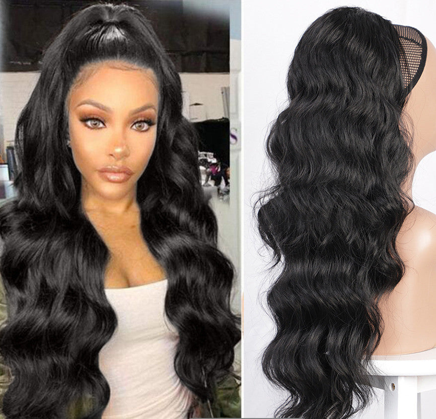 Big Wave Drawstring Ponytail Wig - High Temperature Silk Fiber