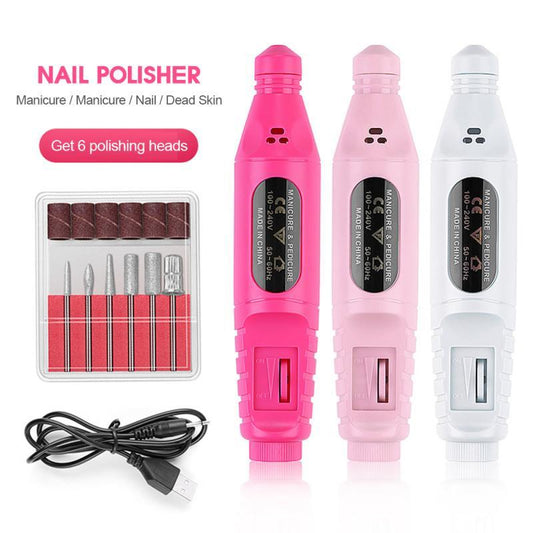 Electric Nail Polish Machine Pen - Professional Nail Drill Tool